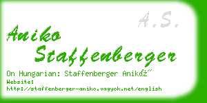 aniko staffenberger business card